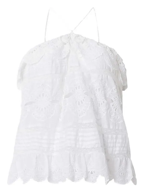 Prisha Ruffled Top - Isabel Marant ÉToile