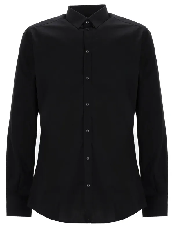 Camicia Gold Fit In Cotone - Dolce & Gabbana