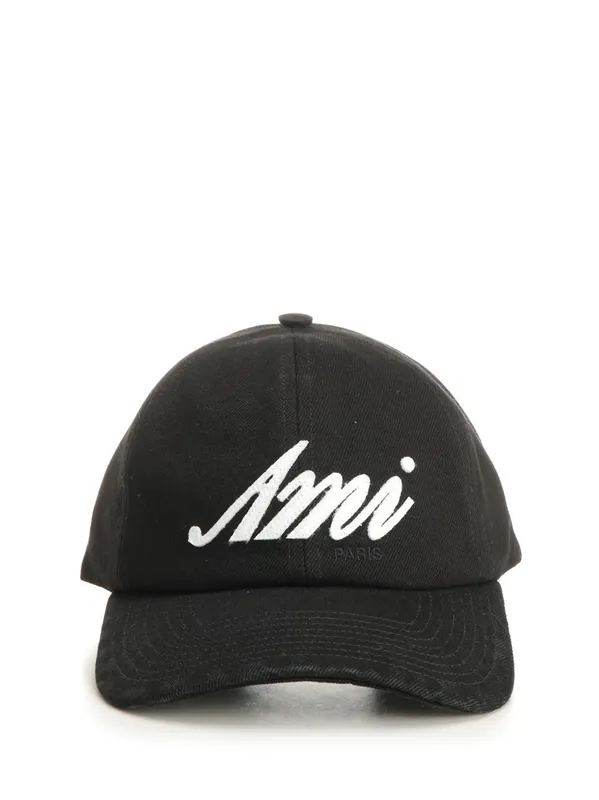 Ami Cotton Hat Hats Black - Ami Paris