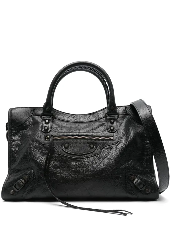 City Medium Leather Handbag - Balenciaga