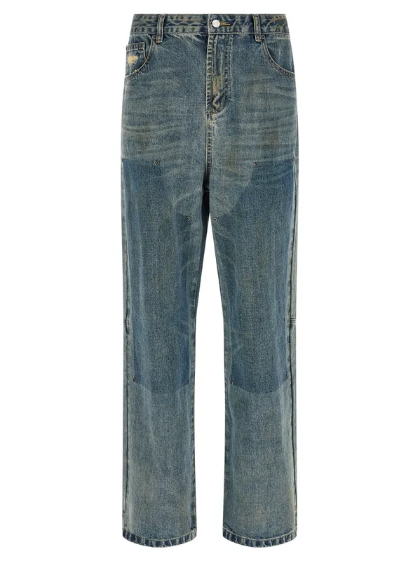 Double Knee Carpenter Jeans Blue - Found