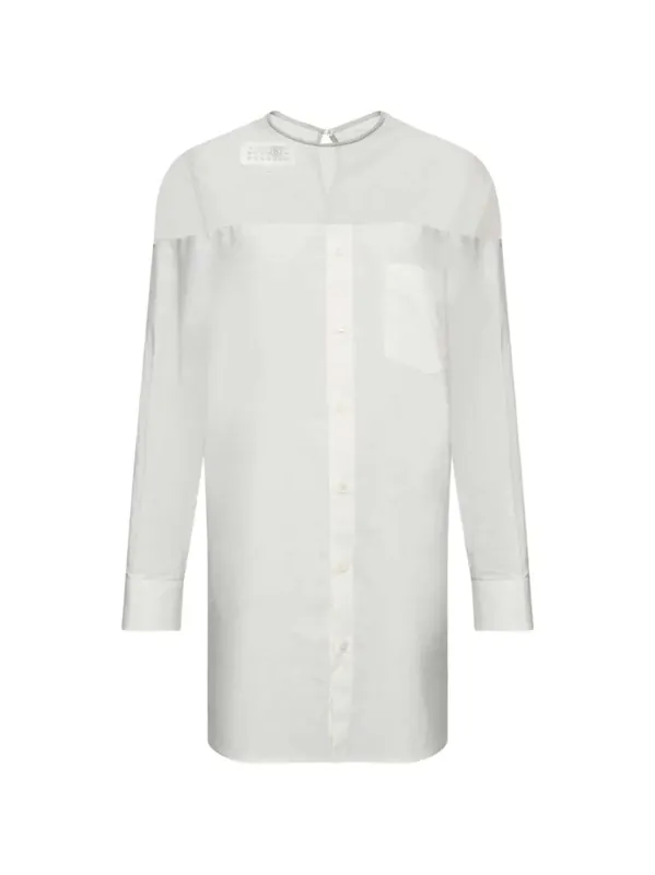 Cotton Shirt With Cuffs - MM6 Maison Margiela
