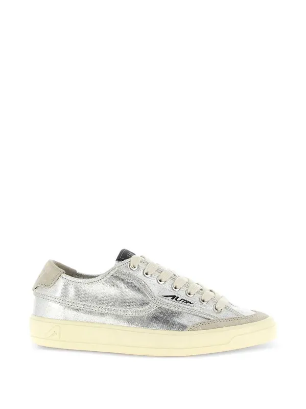 Windscape Metallic Suede Sneakers - Autry