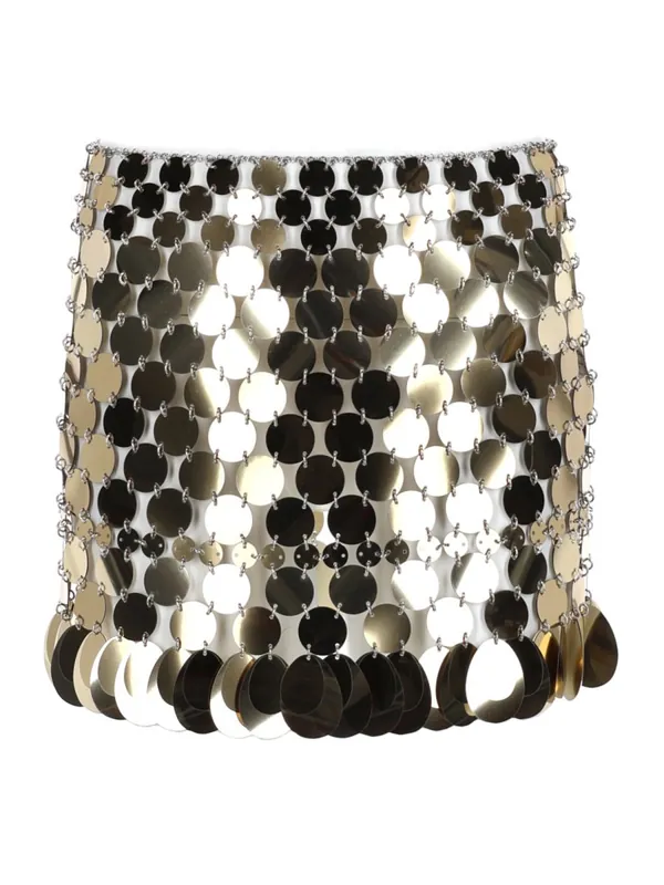 Minigonna In Paillettes - Rabanne