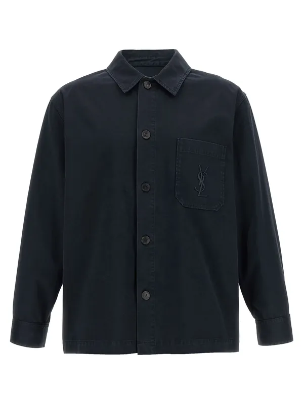 Cassandre Shirt And Blouse Blue - Saint Laurent