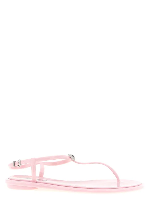 Double Bow Sandals Pink - Mach & Mach