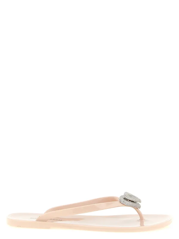 Double Heart Sandals Pink - Mach & Mach