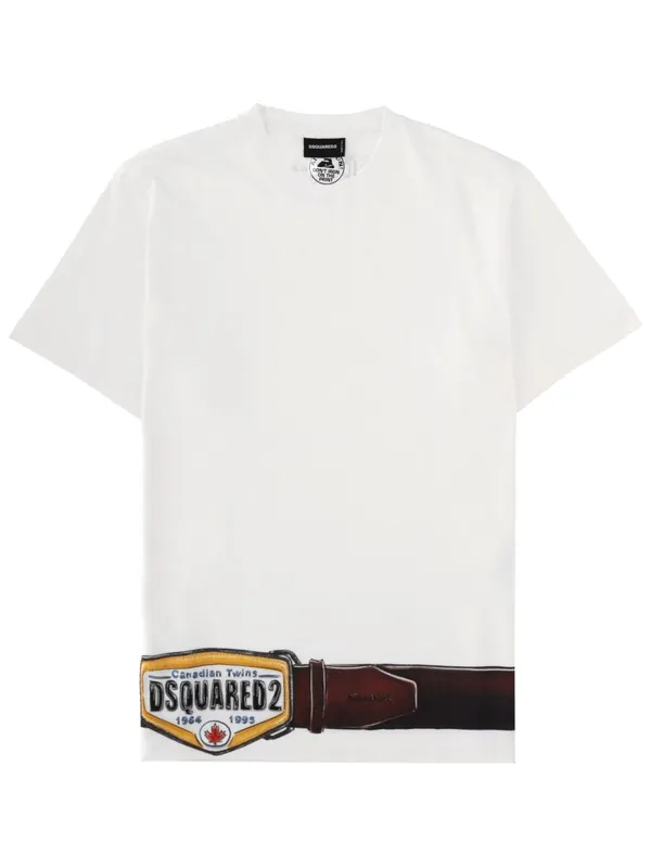 T-Shirt "Iconique" Con Stampa