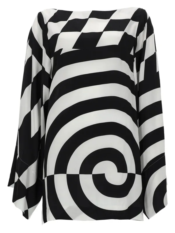 Blusa "Charlie" In Viscosa - Dries Van Noten