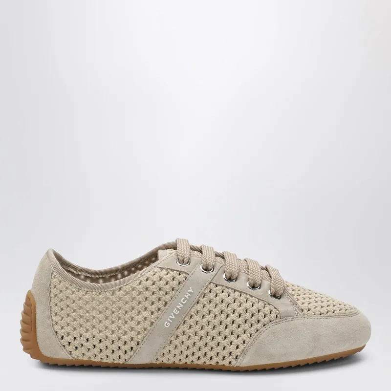 Slim Sneakers In Mesh And Suede - Givenchy