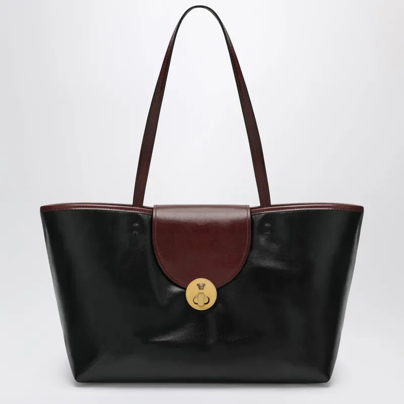 Vivian Small Shopper In Coated Canvas - Versace