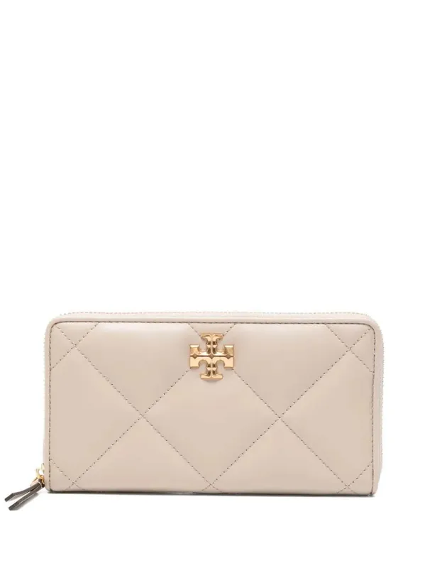 Kira Quilted Leather Wallet - Tory Burch