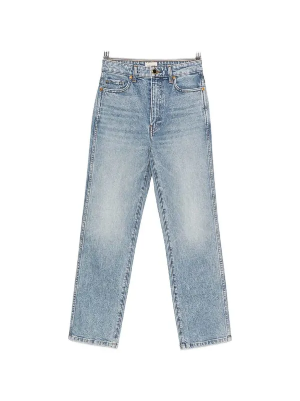 Abigail Jeans With Button Closure - Khaite