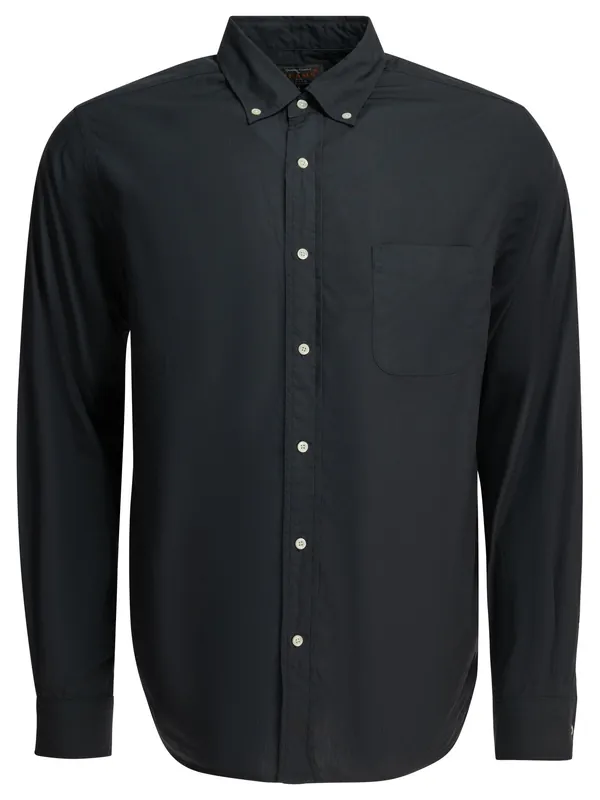 B.D. Color Broad Shirts Blue - Beams Plus