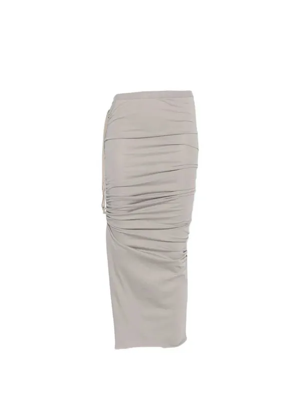 Edfu Gathered Skirt With Drawstring - Rick Owens