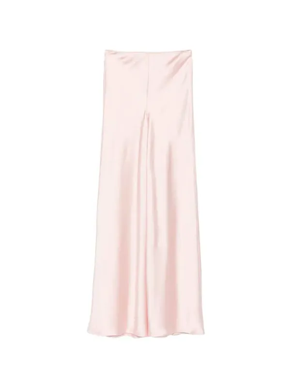 Wide-Leg Trousers With A Satin Finish