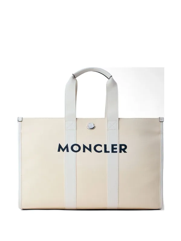 Logo Canvas Tote Bag - Moncler