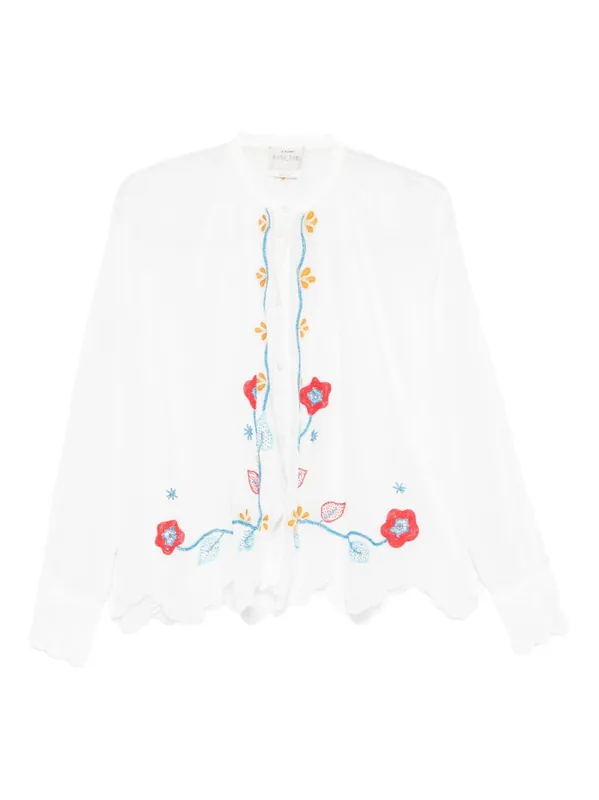 Embroidered Cotton Shirt - Forte_Forte