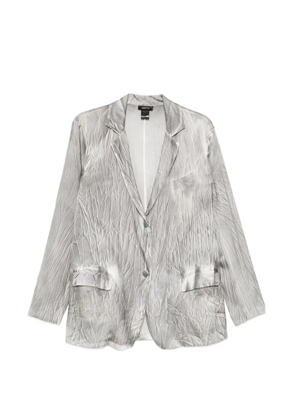 Silk Double-Breasted Jacket