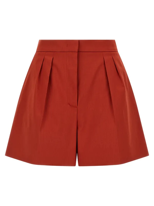 Mxmtabacco Bermuda And Short Red - Max Mara