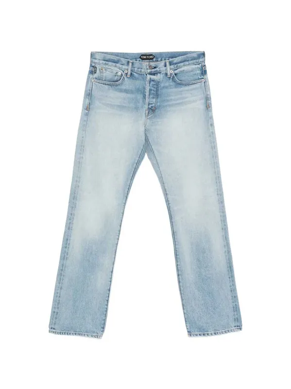 Faded Straight Jeans - Tom Ford