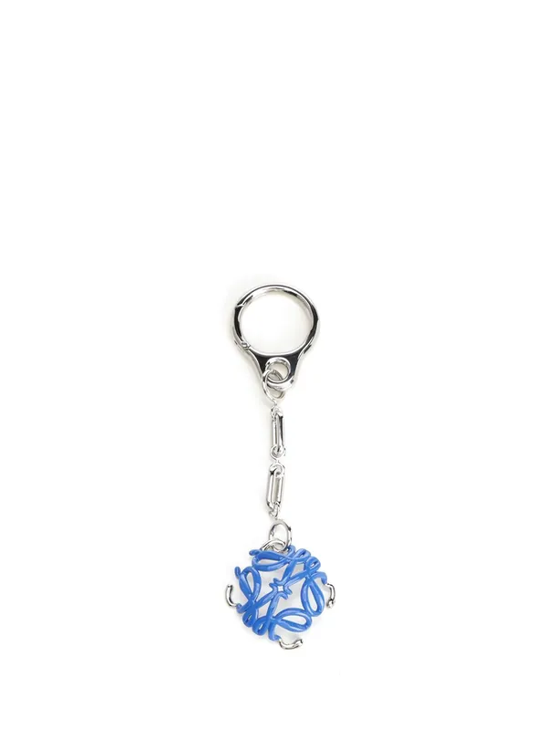 Scarab Anagram Pendant Keyrings Silver - Loewe