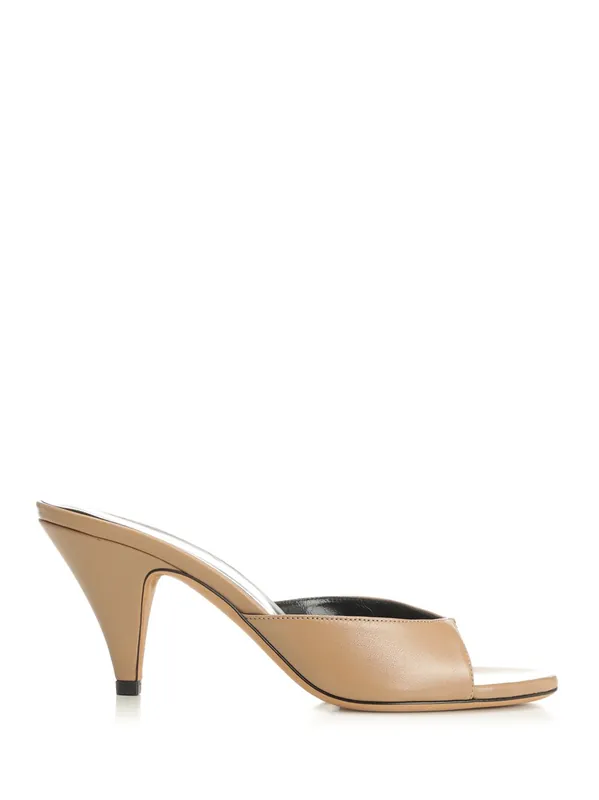 Haze Sandal In Leather Sandals Beige - Jude