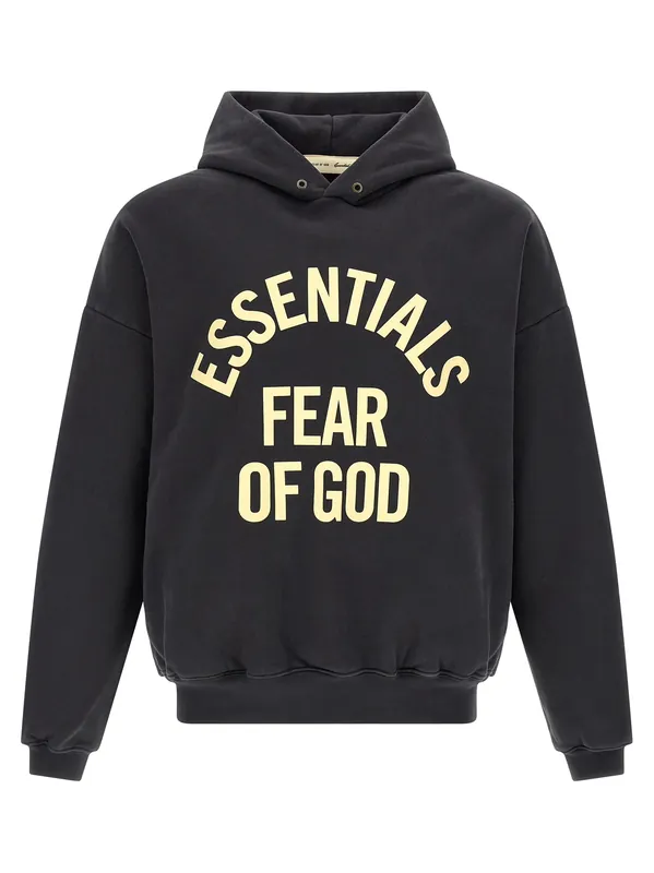 Campus 90s Sweatshirt Black - Fear Of God Essential