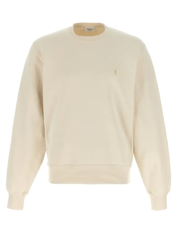 Cassandre Sweatshirt Beige - Saint Laurent