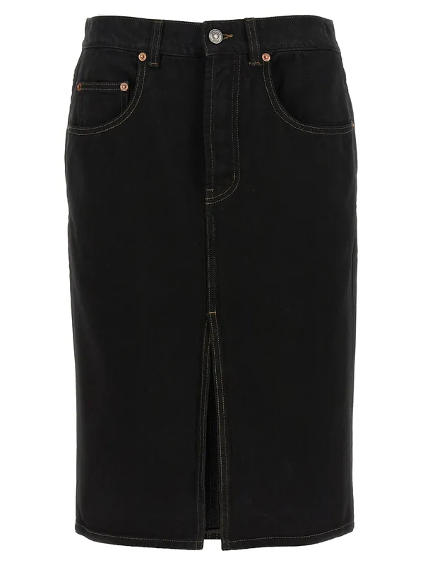 Pencil Skirt Skirts Black - Saint Laurent