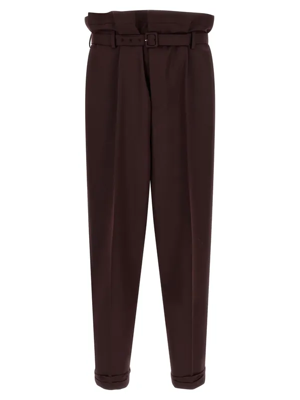 Paper-Bag Pants Purple