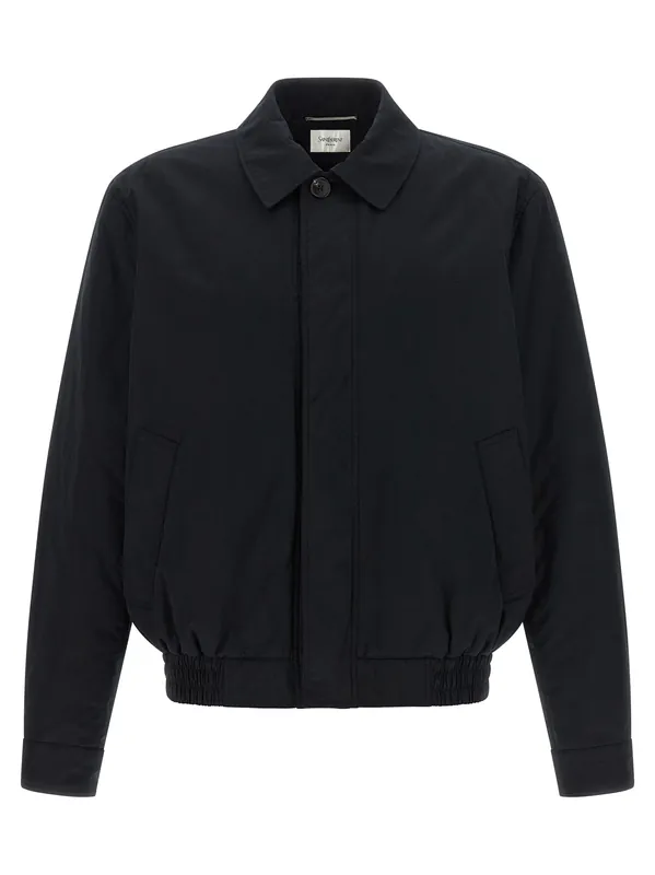 Cassandre Puffer Jackets Black - Saint Laurent