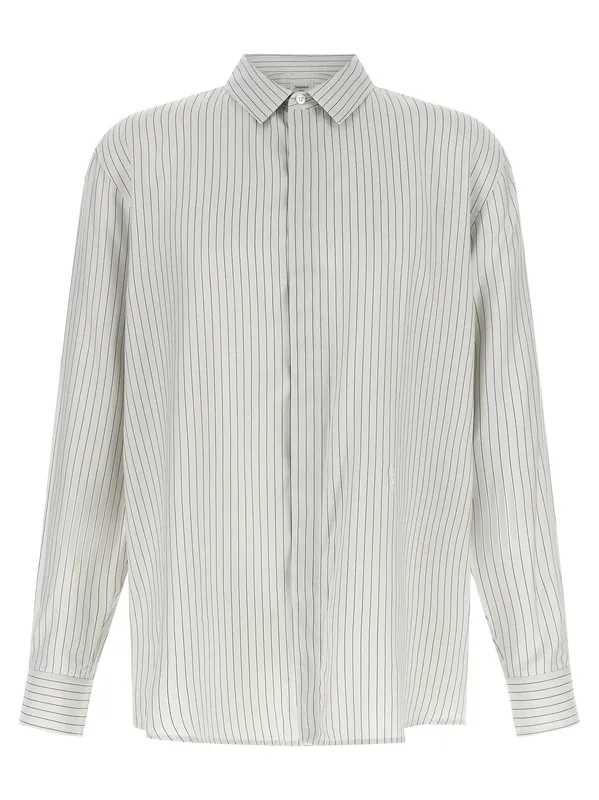 Cassandre Shirt And Blouse White/Black - Saint Laurent