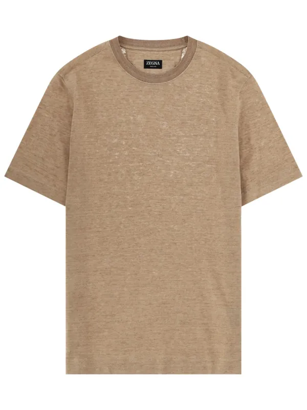 T-Shirt "Oasi" In Lino