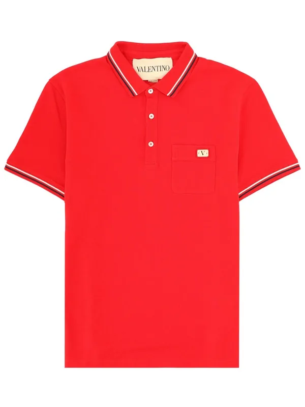 Polo Con Patch Logo - Valentino Garavani
