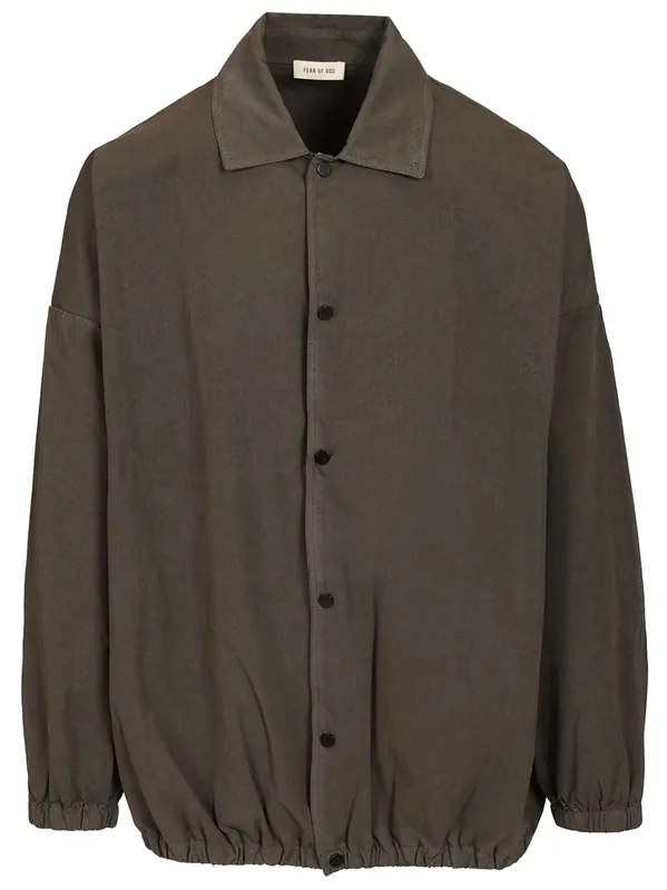 Cotton Poplin Windbreaker Jackets Grey - Fear of God
