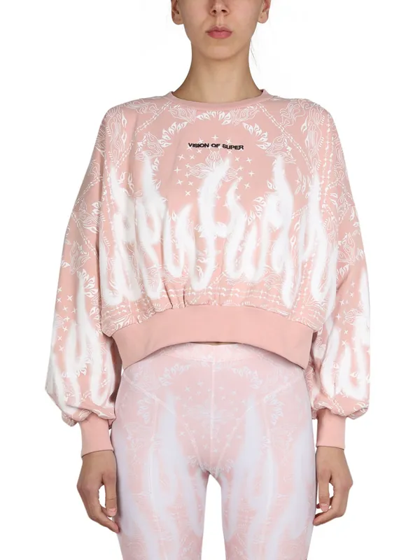 Paisley Pattern Sweatshirt - Vision of Super