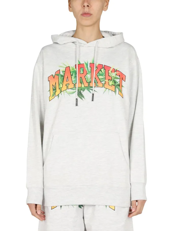 Logo Print Sweatshirt - Market