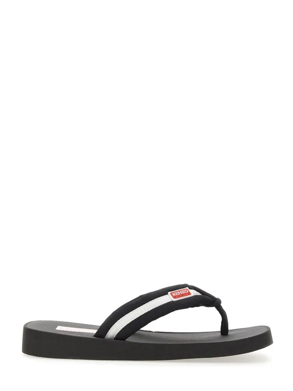 Slide Sandal With Logo - Kenzo