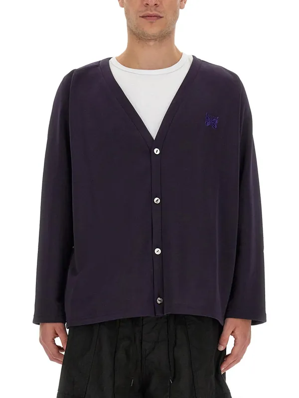 Cardigan With Logo - Needles