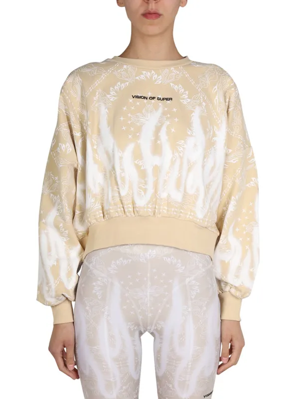 Paisley Pattern Sweatshirt - Vision of Super