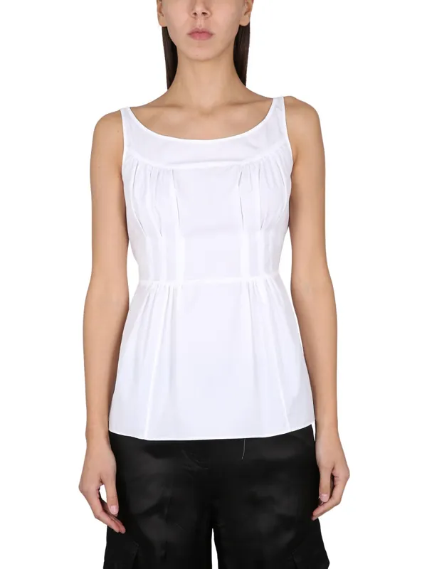 Cotton Fil A Fil Top - Aspesi