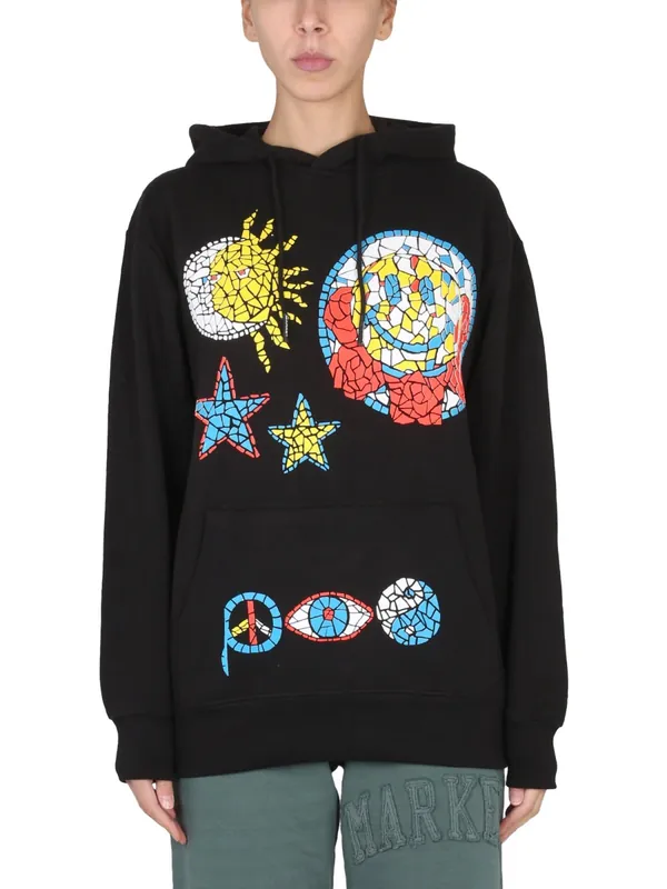 Hand Drawn Varsity Sweatshirt - Market
