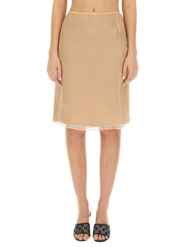 Silk Chiffon Skirt - Gucci