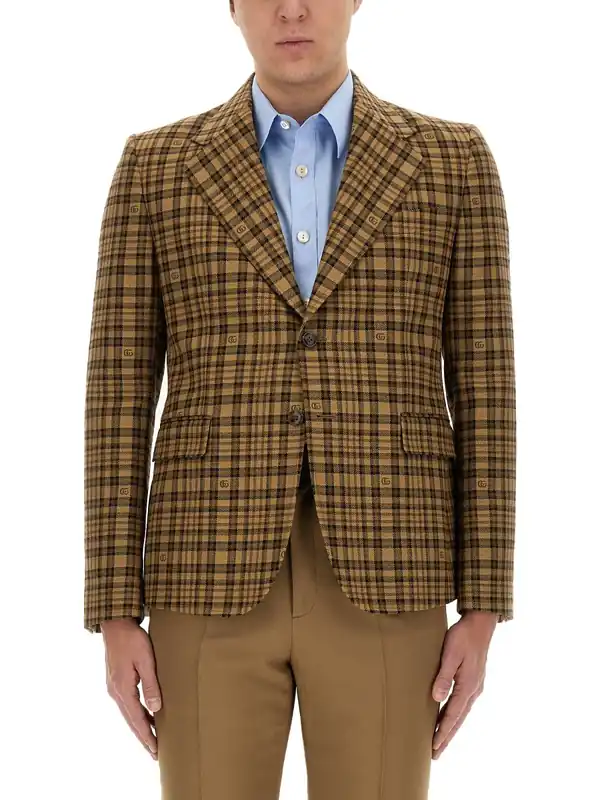 Jacket With Double G - Gucci