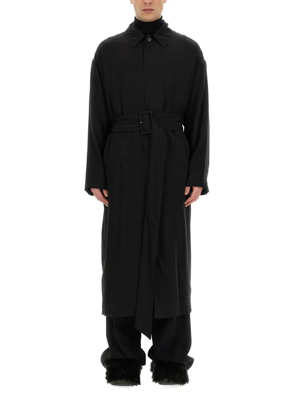 Belted Trench Coat - Balenciaga