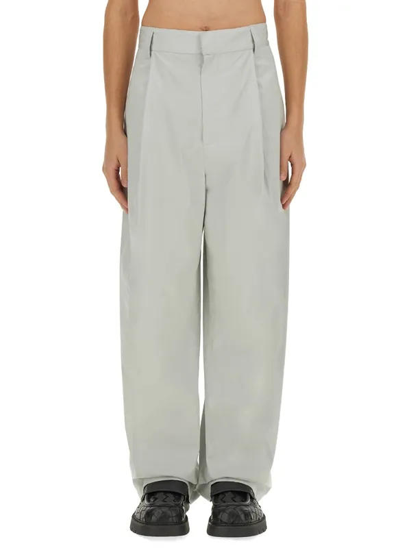 Silk And Cotton Pants - Bottega Veneta