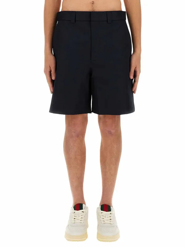 Web Ribbon Shorts - Gucci