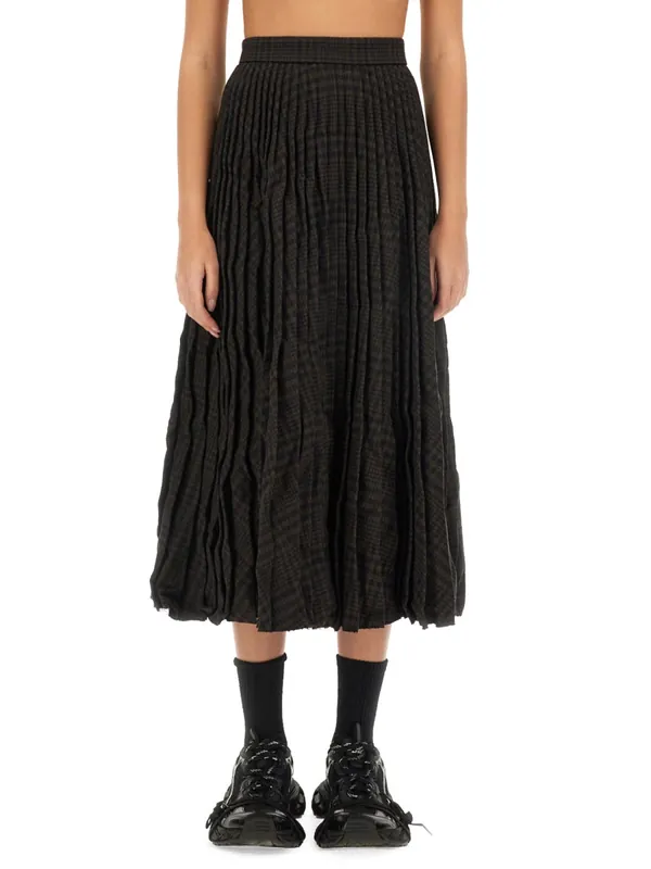 Pleated Skirt. - Balenciaga