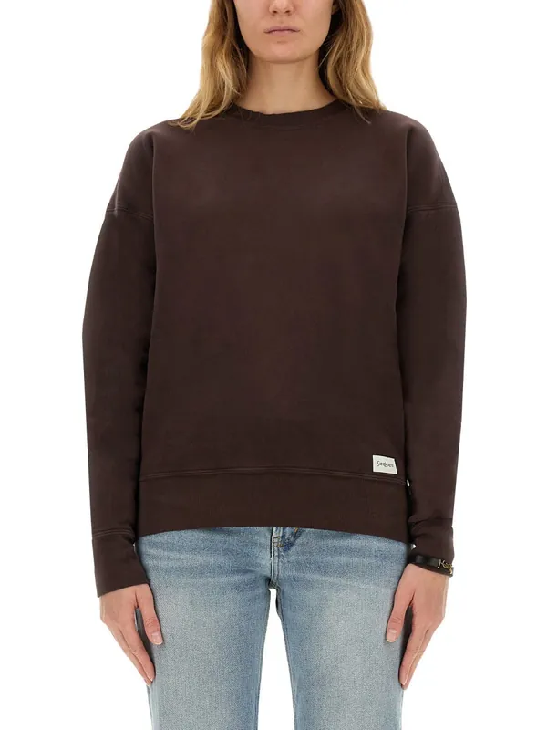 Sweatshirt With Logo - Saint Laurent